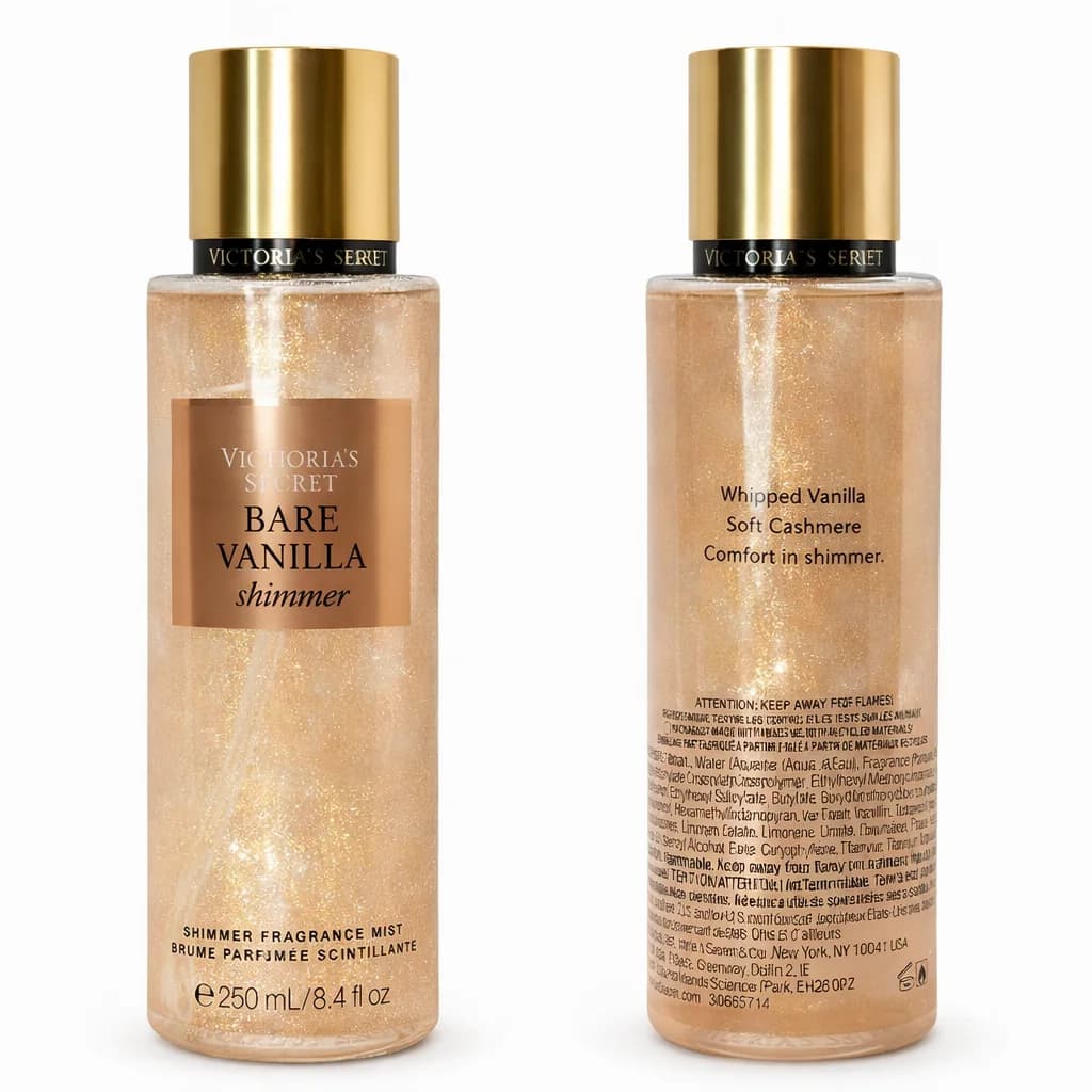 Body Splash Bare Vanilla Shimmer 250 ML