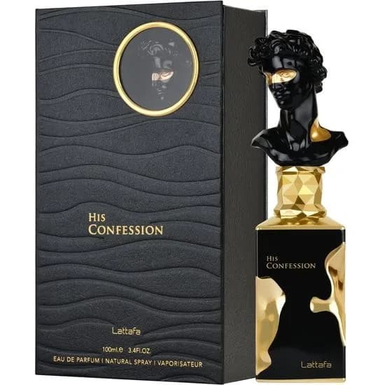 Perfume Árabe His Confession Lattafa Eau de Parfum Masculino 100 ML