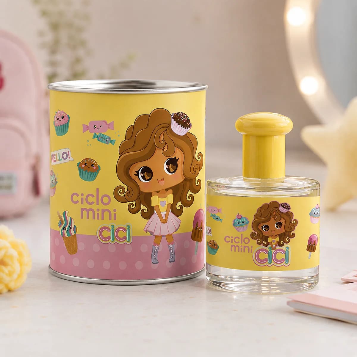 Água de Colônia – Ciclo Mini – Cici (Amarelo) – 100ml